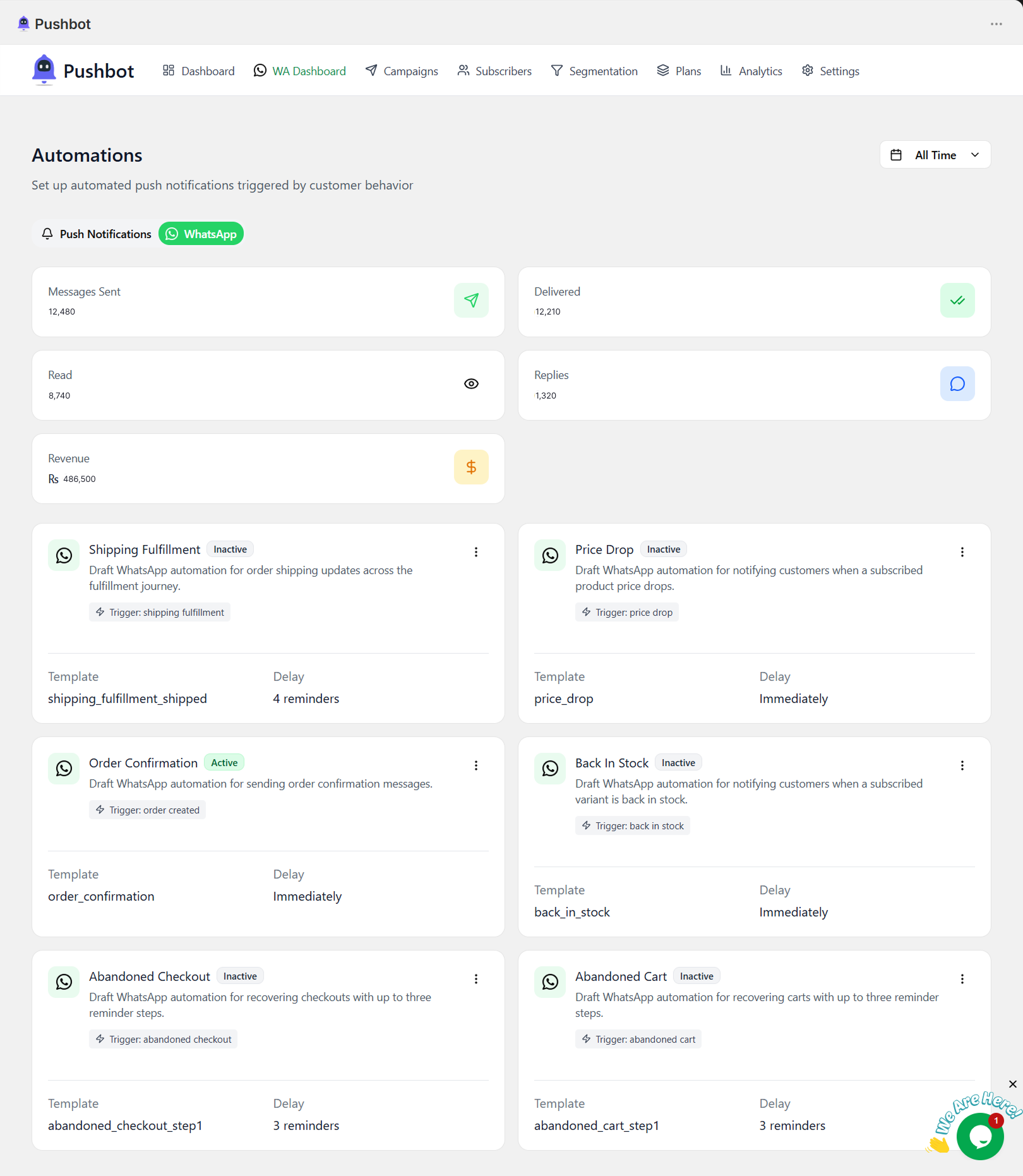 PushBot Automations